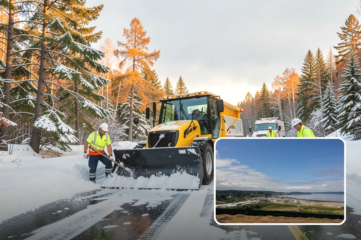 Trail Snow Removal in University Place, Pierce County, WA - Restores safe pedestrian routes through shaded greenbelts