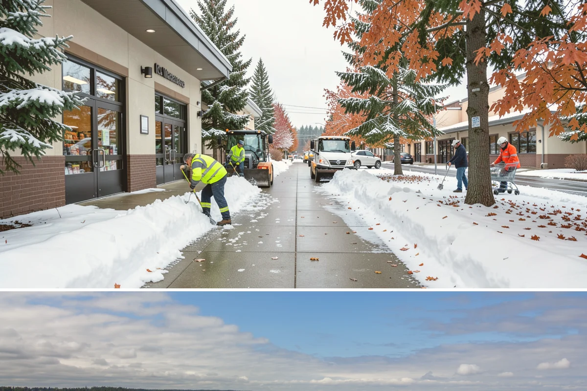 Trail Snow Removal in University Place, Pierce County, WA - Schedule trail clearing for the duration of any lowland snow event, most often between December and February.