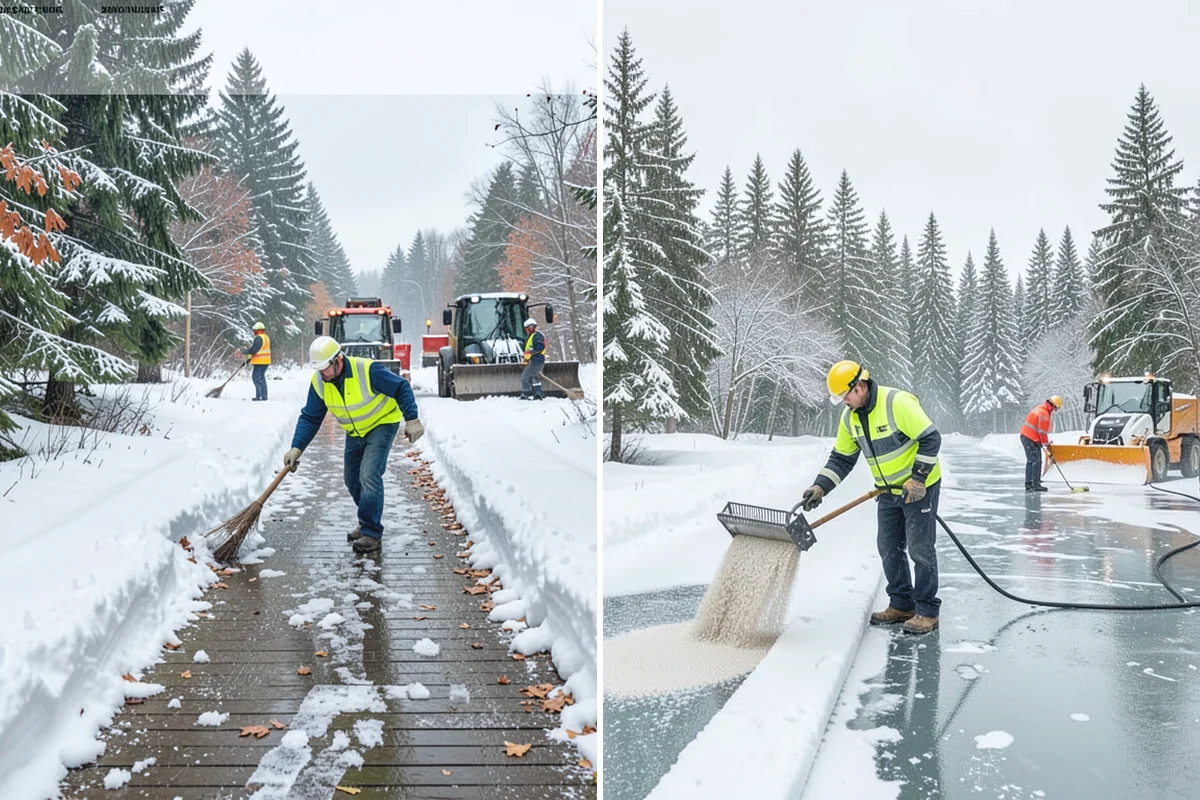 Trail Snow Removal in Wilkeson, Pierce County, WA - Clear the trail with path-width equipment or hand crews