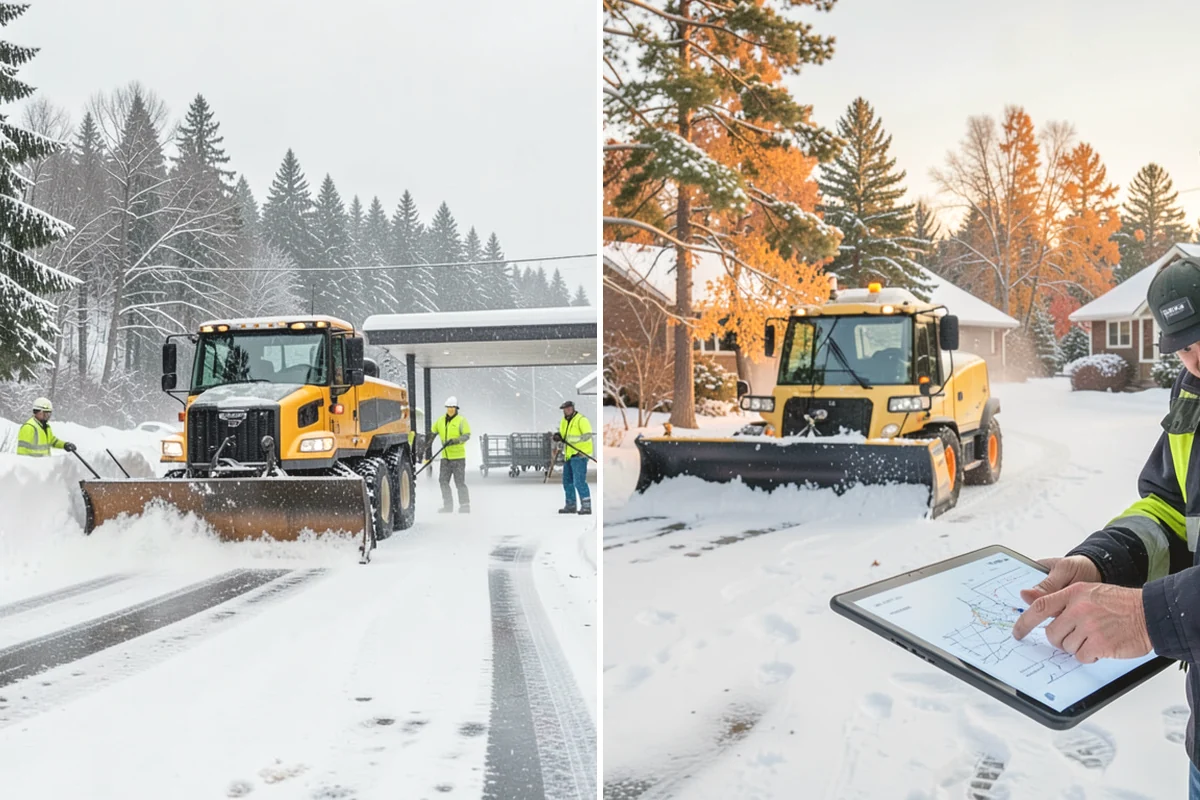 Trail Snow Removal in Yarrow Point, King County, WA - Clear the trail with path-width equipment or hand crews