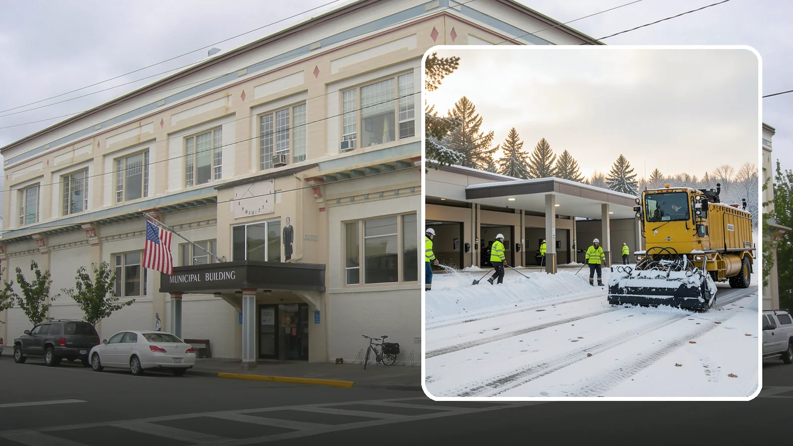 Transit Center Snow Removal in Anacortes, Skagit County, WA - Keep buses loading and riders safe by clearing transit bays, boarding platforms, and passenger walkways before the morning...