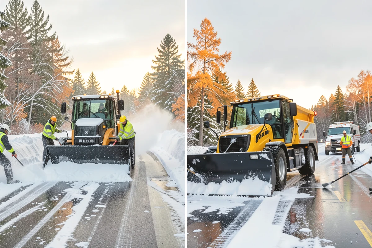 Transit Center Snow Removal in Anacortes, Skagit County, WA - Map bus bays, boarding islands, and rider walkways