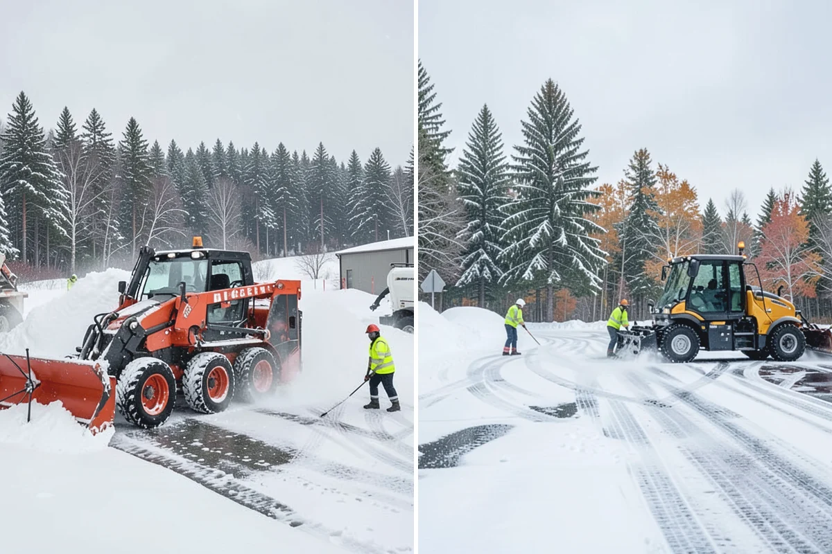 Transit Center Snow Removal in Bonney Lake, Pierce County, WA - Map bus bays, boarding islands, and rider walkways