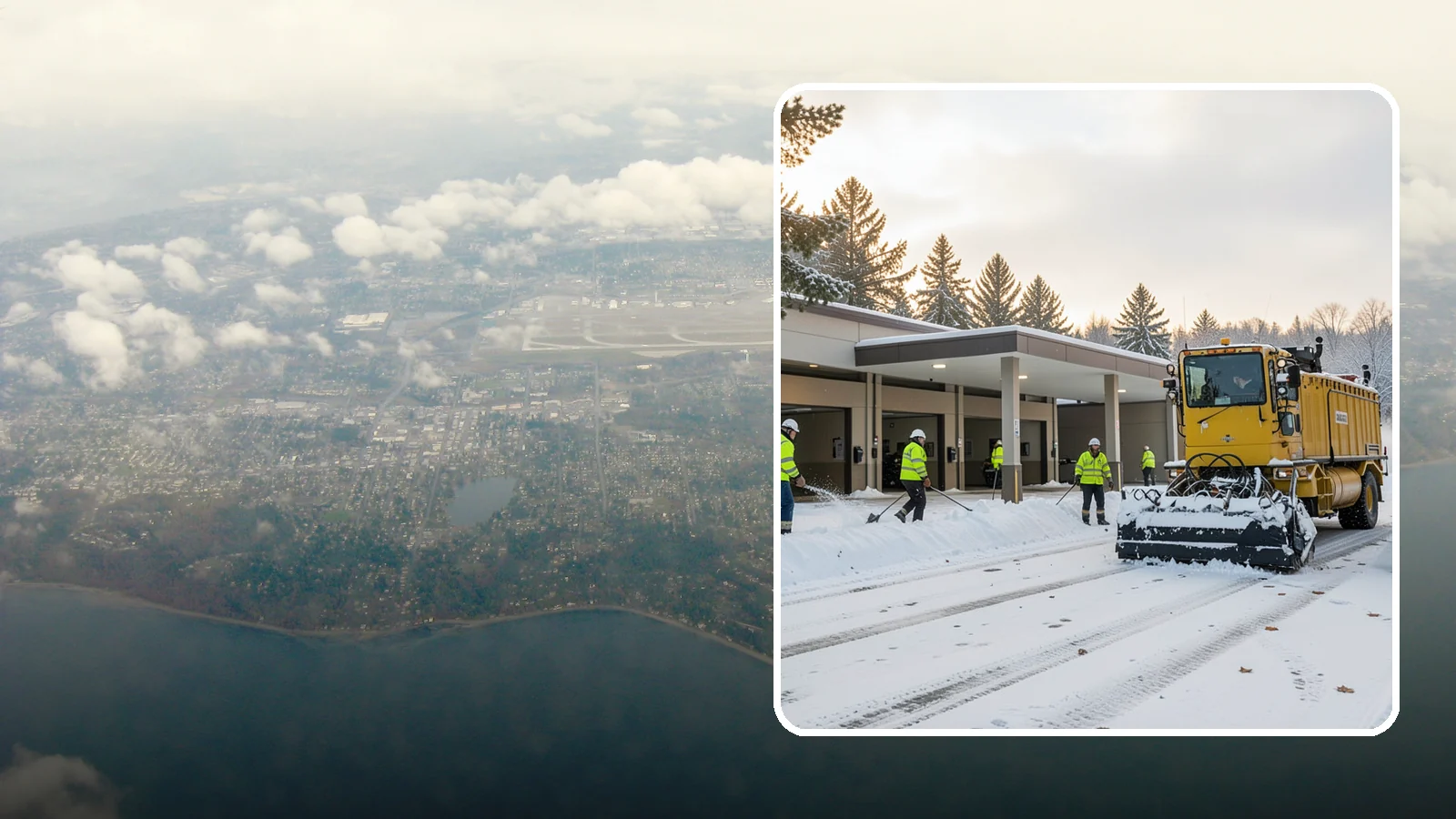Transit Center Snow Removal in Burien, King County, WA - Keep buses loading and riders safe by clearing transit bays, boarding platforms, and passenger walkways before the morning...