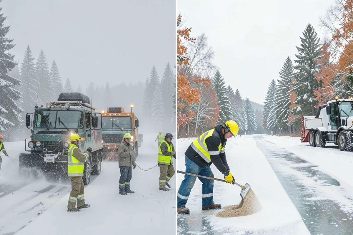 Transit Center Snow Removal in Burien, King County, WA - Map bus bays, boarding islands, and rider walkways