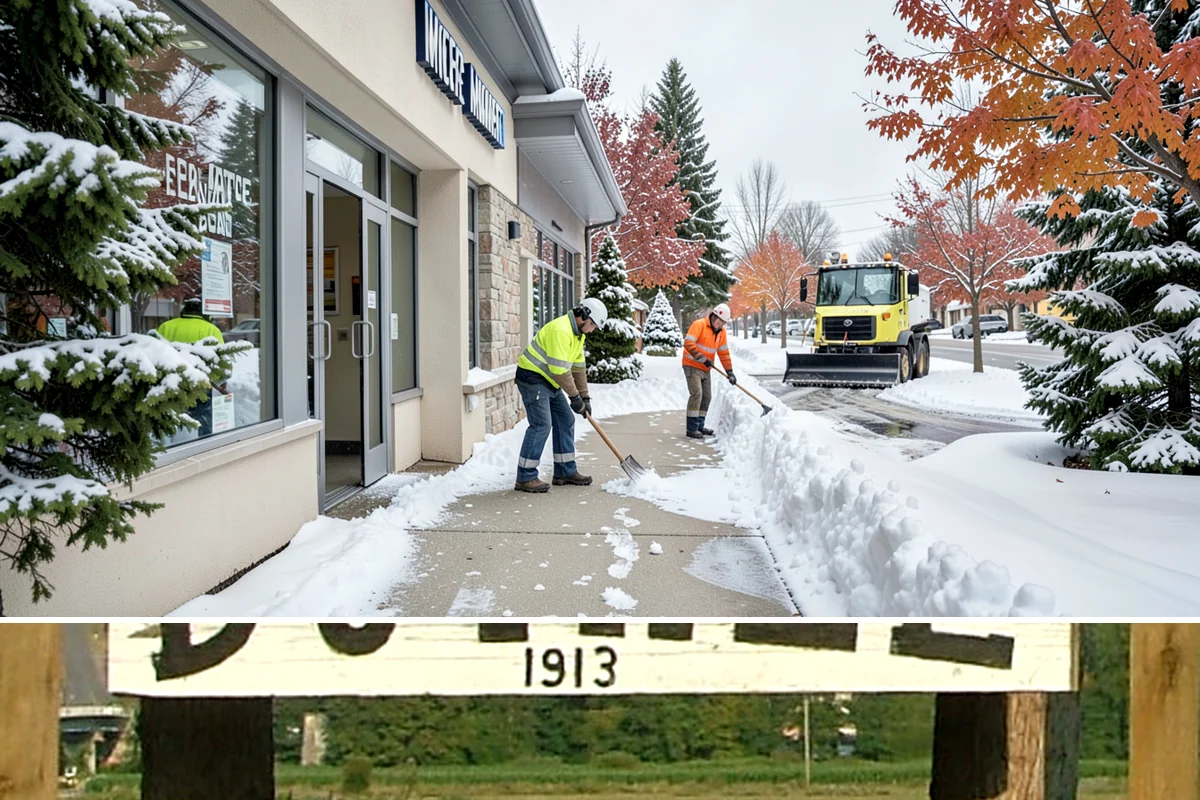 Transit Center Snow Removal in Duvall, King County, WA - Transit demand peaks December through February around morning-rush freeze conditions.