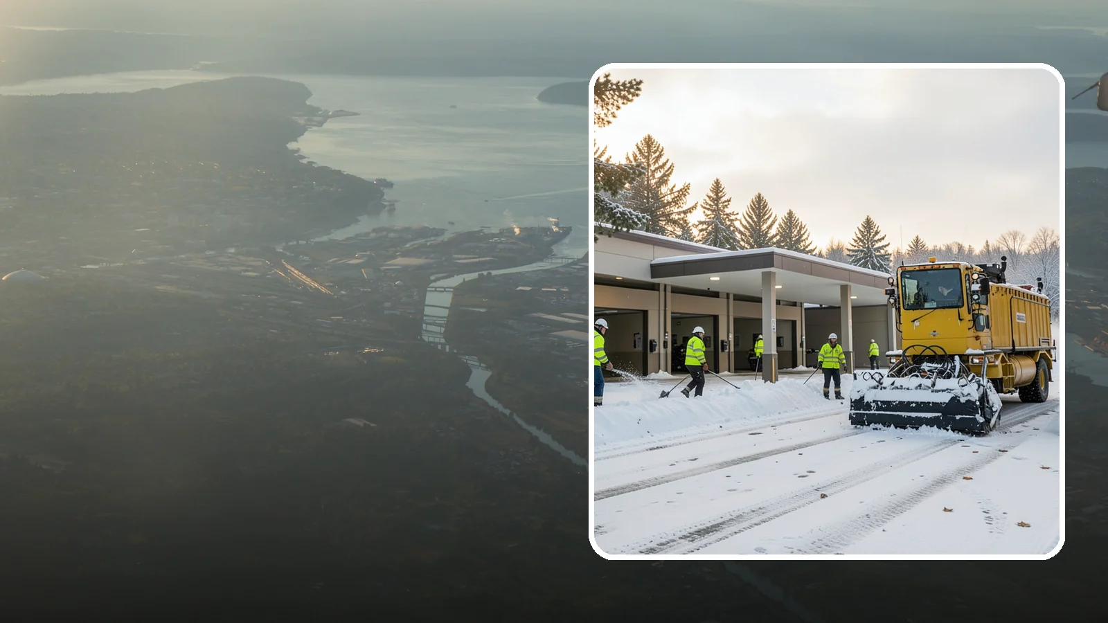 Transit Center Snow Removal in Fife, Pierce County, WA - Keep buses loading and riders safe by clearing transit bays, boarding platforms, and passenger walkways before the morning...