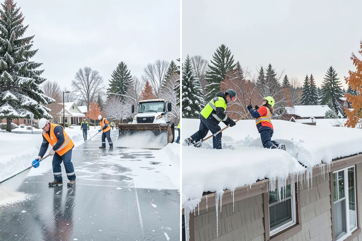 Transit Center Snow Removal in Hamilton, Skagit County, WA - Map bus bays, boarding islands, and rider walkways