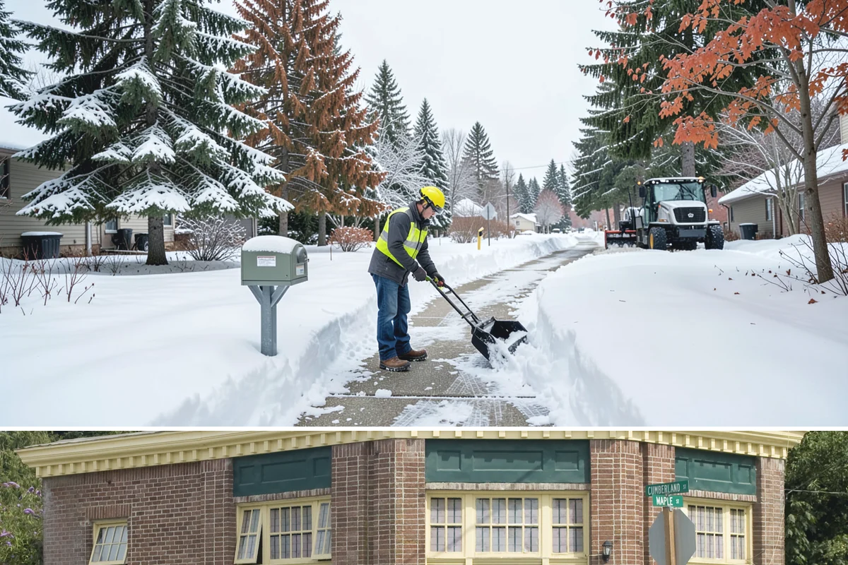 Transit Center Snow Removal in Hamilton, Skagit County, WA - Transit demand peaks December through February around morning-rush freeze conditions.
