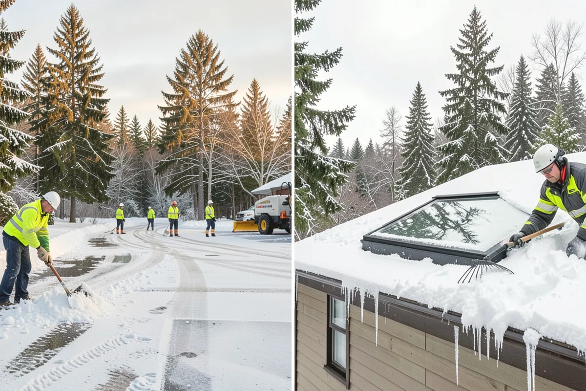Transit Center Snow Removal in La Conner, Skagit County, WA - Map bus bays, boarding islands, and rider walkways