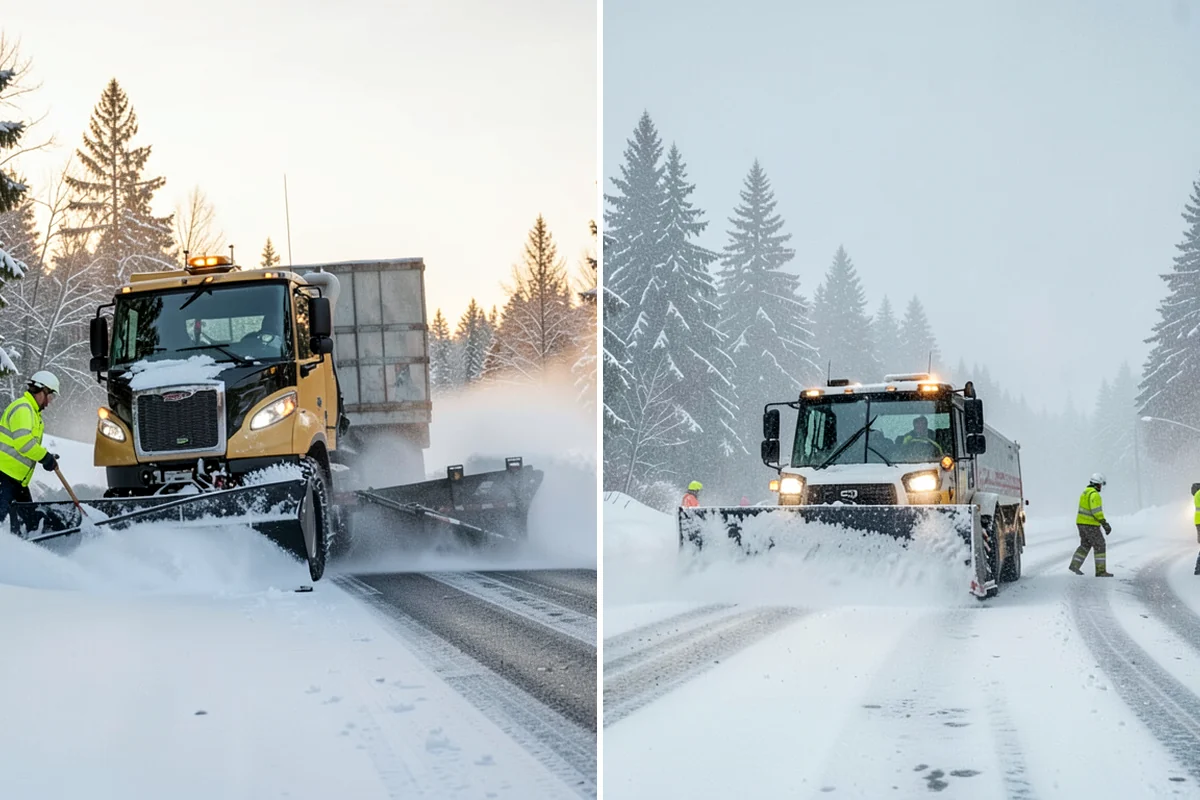 Transit Center Snow Removal in Lake Forest Park, King County, WA - Map bus bays, boarding islands, and rider walkways