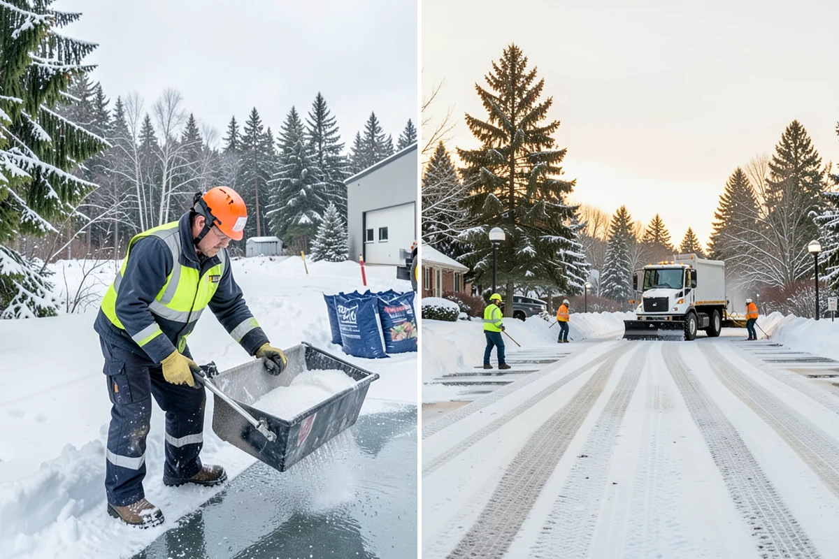 Transit Center Snow Removal in Lakewood, Pierce County, WA - Map bus bays, boarding islands, and rider walkways