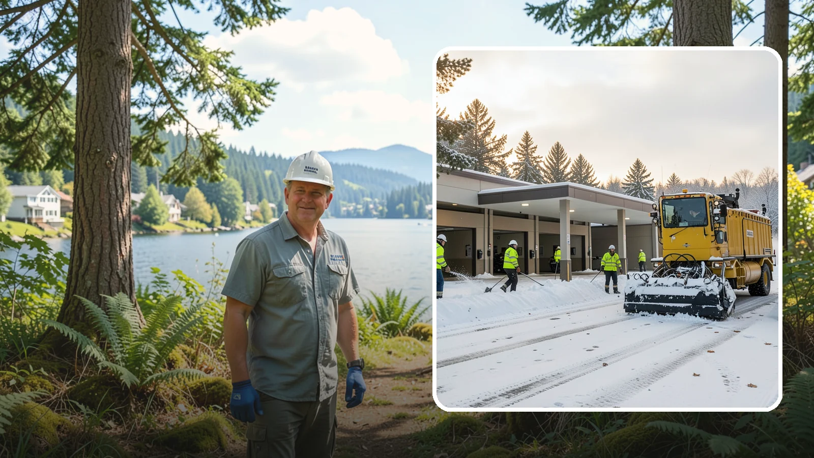Transit Center Snow Removal in Milton, King County, WA - Keep buses loading and riders safe by clearing transit bays, boarding platforms, and passenger walkways before the morning...