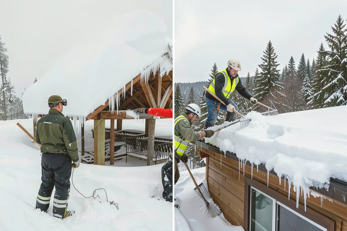 Transit Center Snow Removal in Milton, King County, WA - Map bus bays, boarding islands, and rider walkways