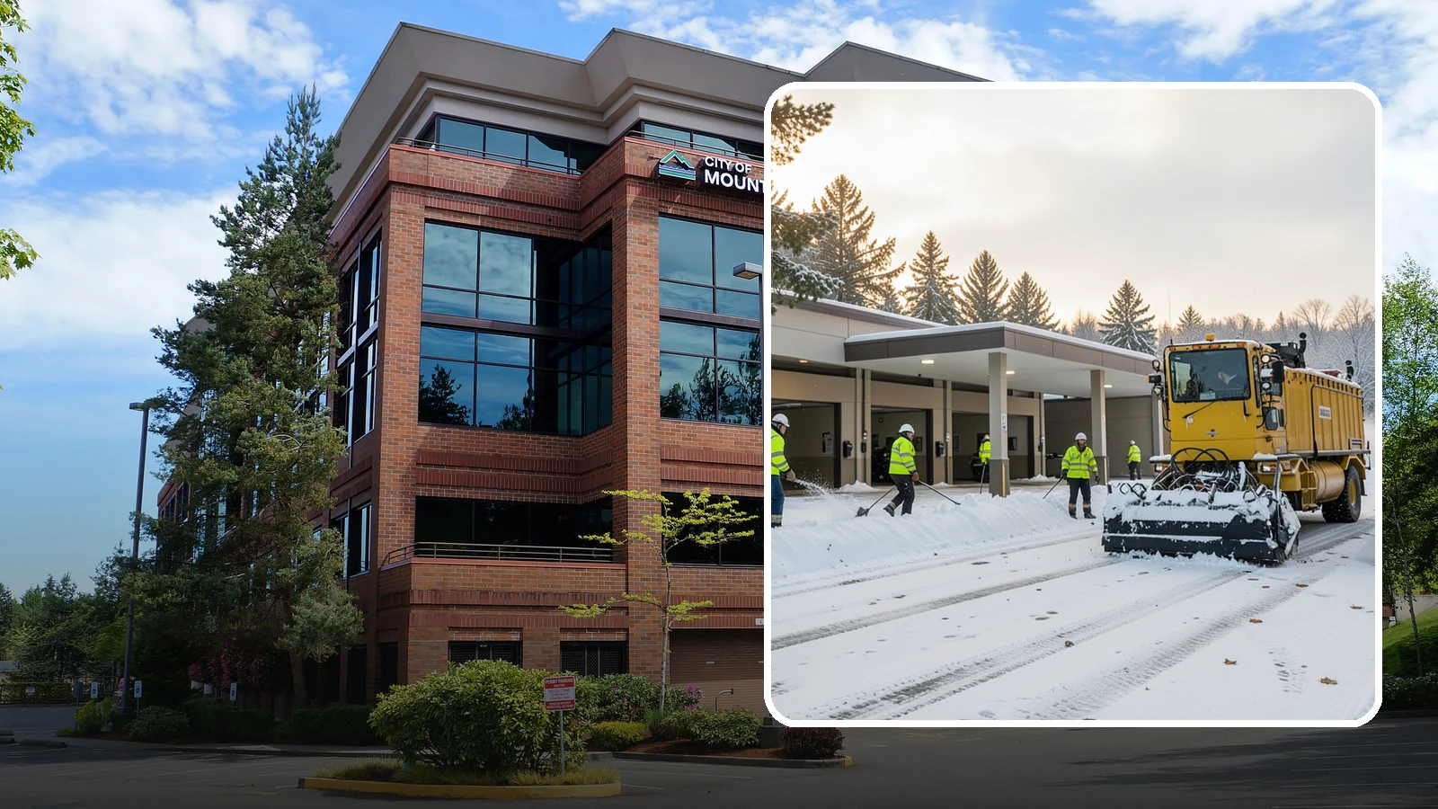 Transit Center Snow Removal in Mountlake Terrace, Snohomish County, WA - Keep buses loading and riders safe by clearing transit bays, boarding platforms, and passenger walkways before the morning...