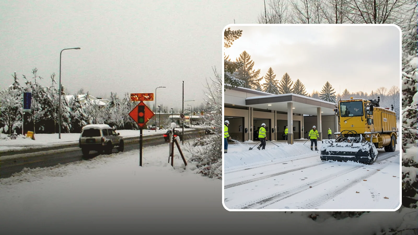 Transit Center Snow Removal in Newcastle, King County, WA - Keep buses loading and riders safe by clearing transit bays, boarding platforms, and passenger walkways before the morning...