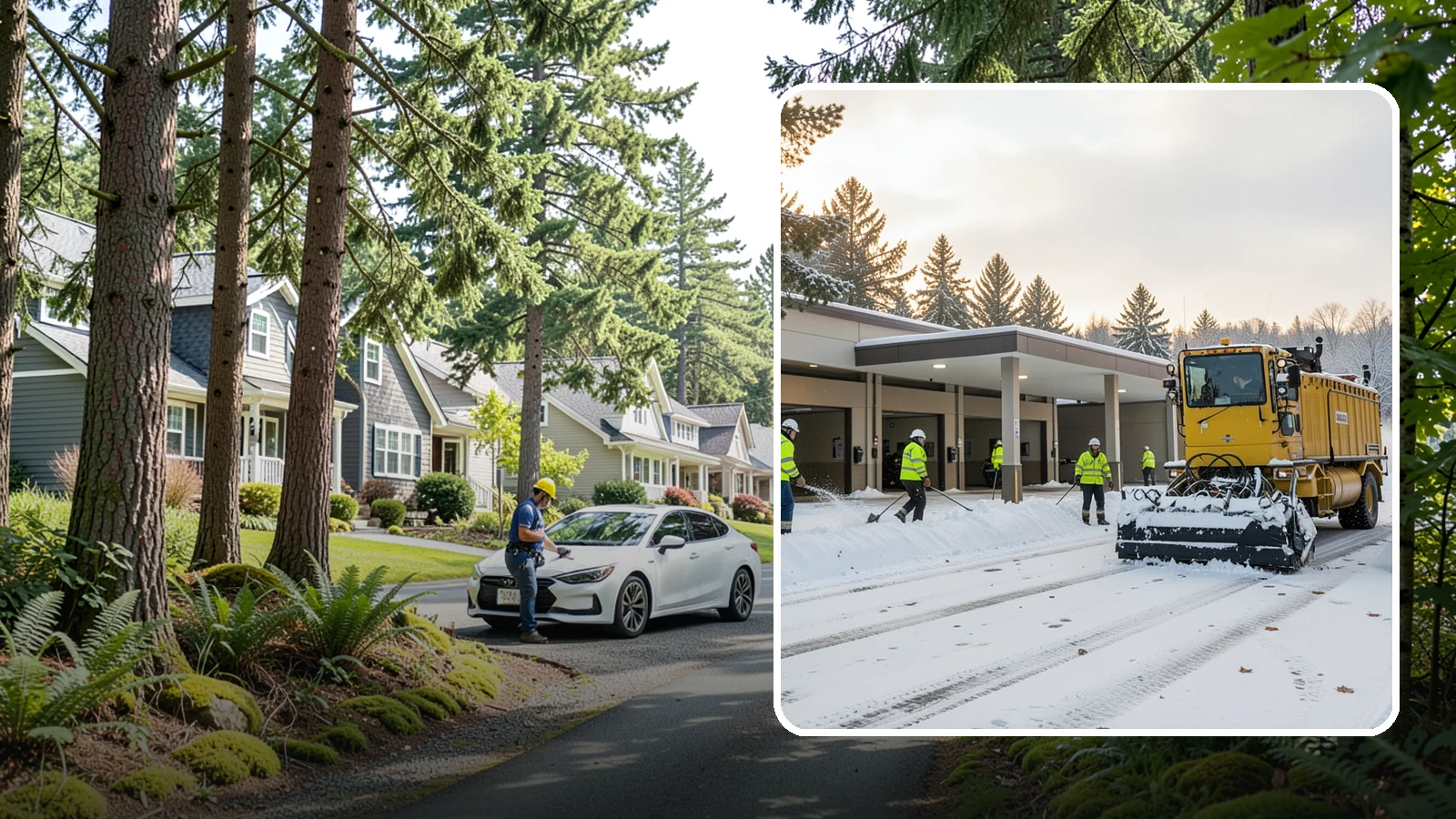Transit Center Snow Removal in Normandy Park, King County, WA - Keep buses loading and riders safe by clearing transit bays, boarding platforms, and passenger walkways before the morning...
