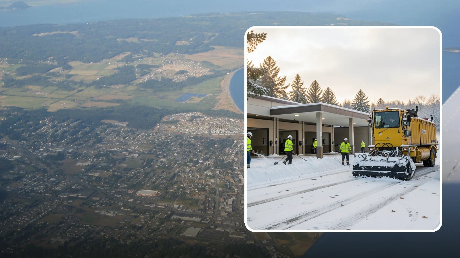 Transit Center Snow Removal in Oak Harbor, Island County, WA - Keep buses loading and riders safe by clearing transit bays, boarding platforms, and passenger walkways before the morning...