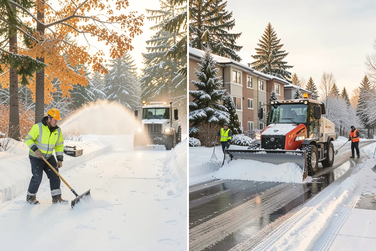 Transit Center Snow Removal in Oak Harbor, Island County, WA - Map bus bays, boarding islands, and rider walkways