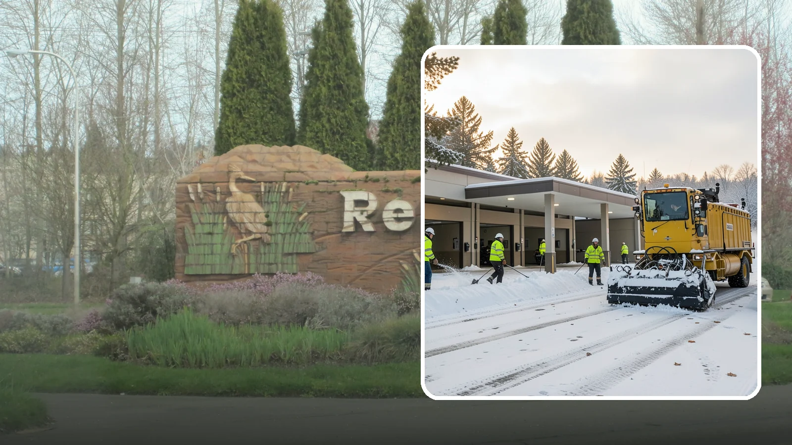 Transit Center Snow Removal in Renton, King County, WA - Keep buses loading and riders safe by clearing transit bays, boarding platforms, and passenger walkways before the morning...