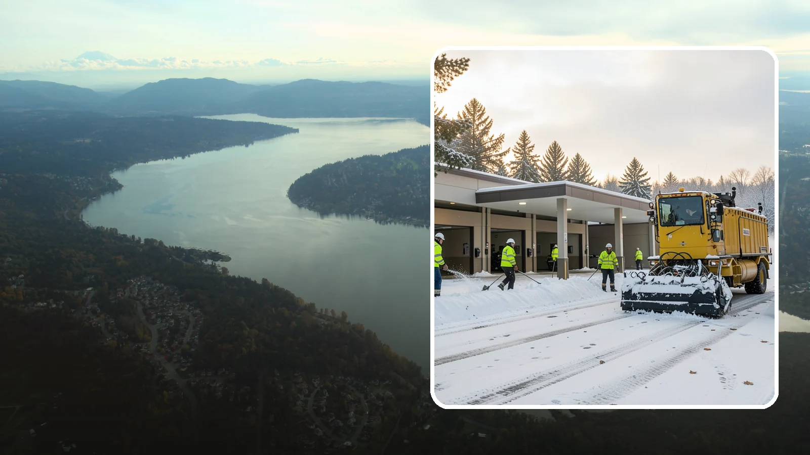 Transit Center Snow Removal in Sammamish, King County, WA - Keep buses loading and riders safe by clearing transit bays, boarding platforms, and passenger walkways before the morning...