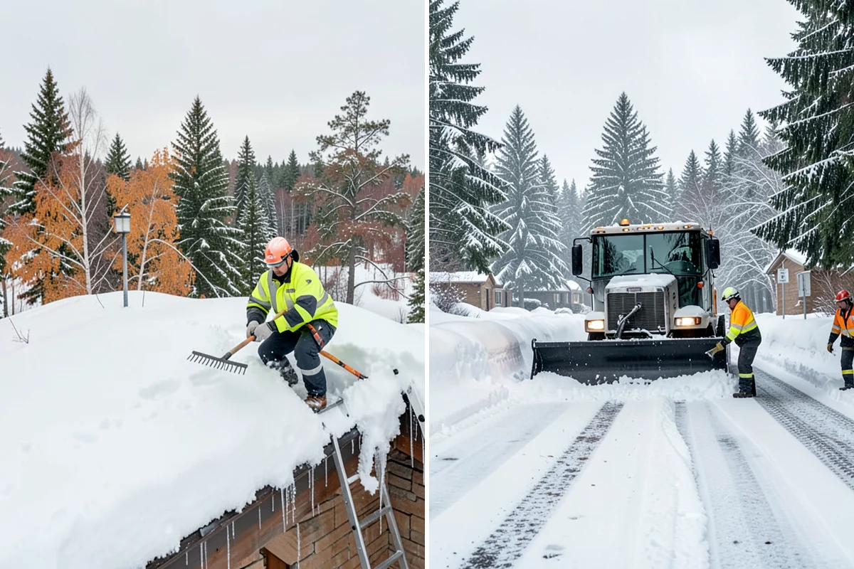 Transit Center Snow Removal in SeaTac, King County, WA - Map bus bays, boarding islands, and rider walkways