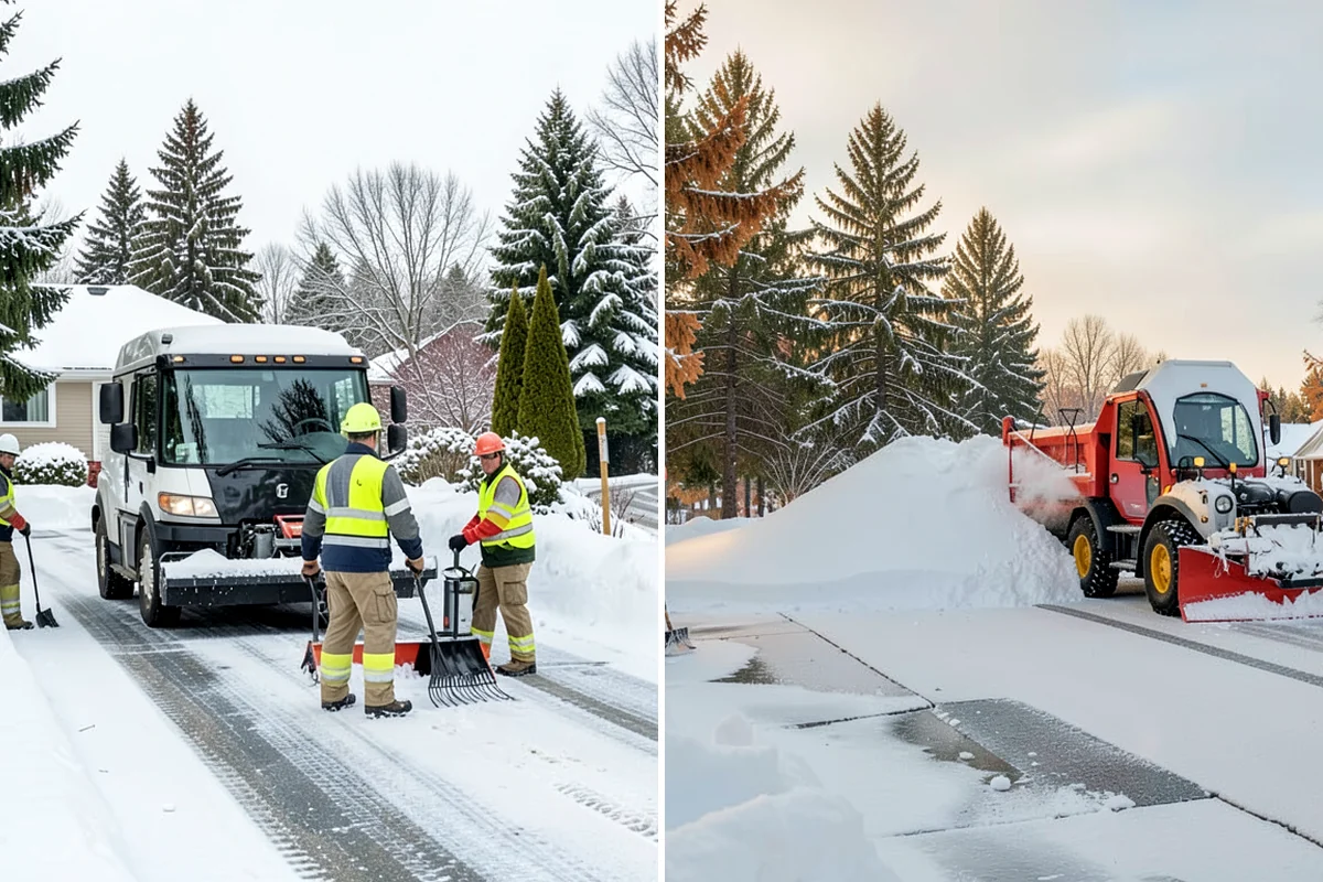 Transit Center Snow Removal in Seattle, King County, WA - Map bus bays, boarding islands, and rider walkways