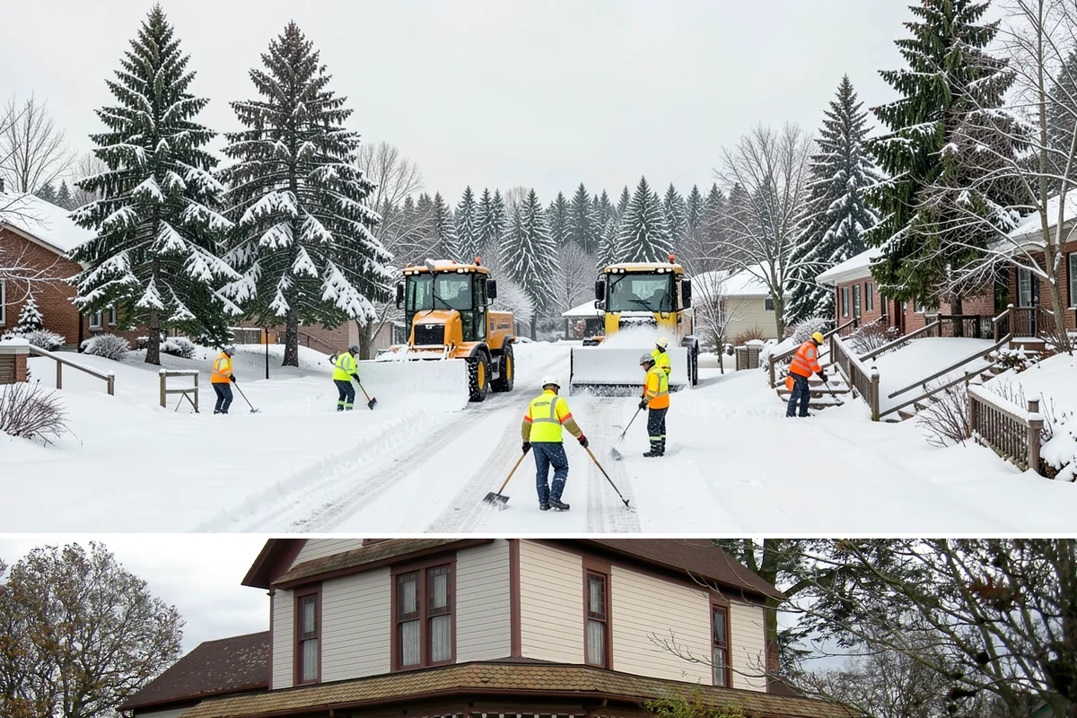 Transit Center Snow Removal in Sumner, Pierce County, WA - Transit demand peaks December through February around morning-rush freeze conditions.