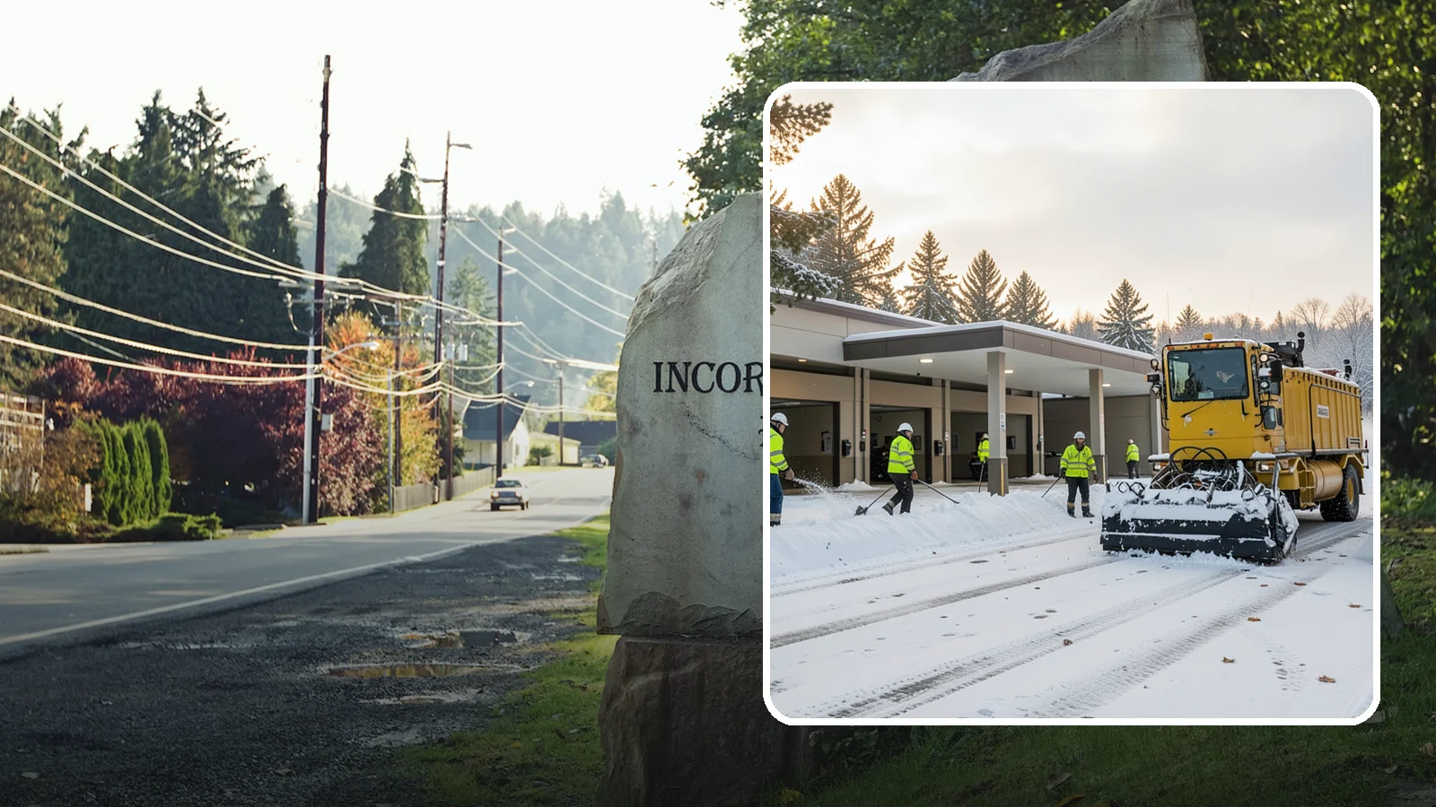 Transit Center Snow Removal in Wilkeson, Pierce County, WA - Keep buses loading and riders safe by clearing transit bays, boarding platforms, and passenger walkways before the morning...