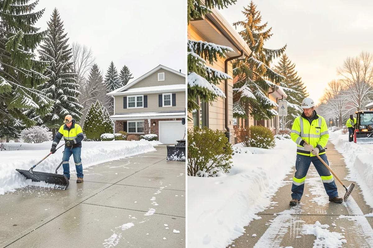 Trigger-Depth Snow Removal in Algona, King County, WA - Set trigger depths for each property zone