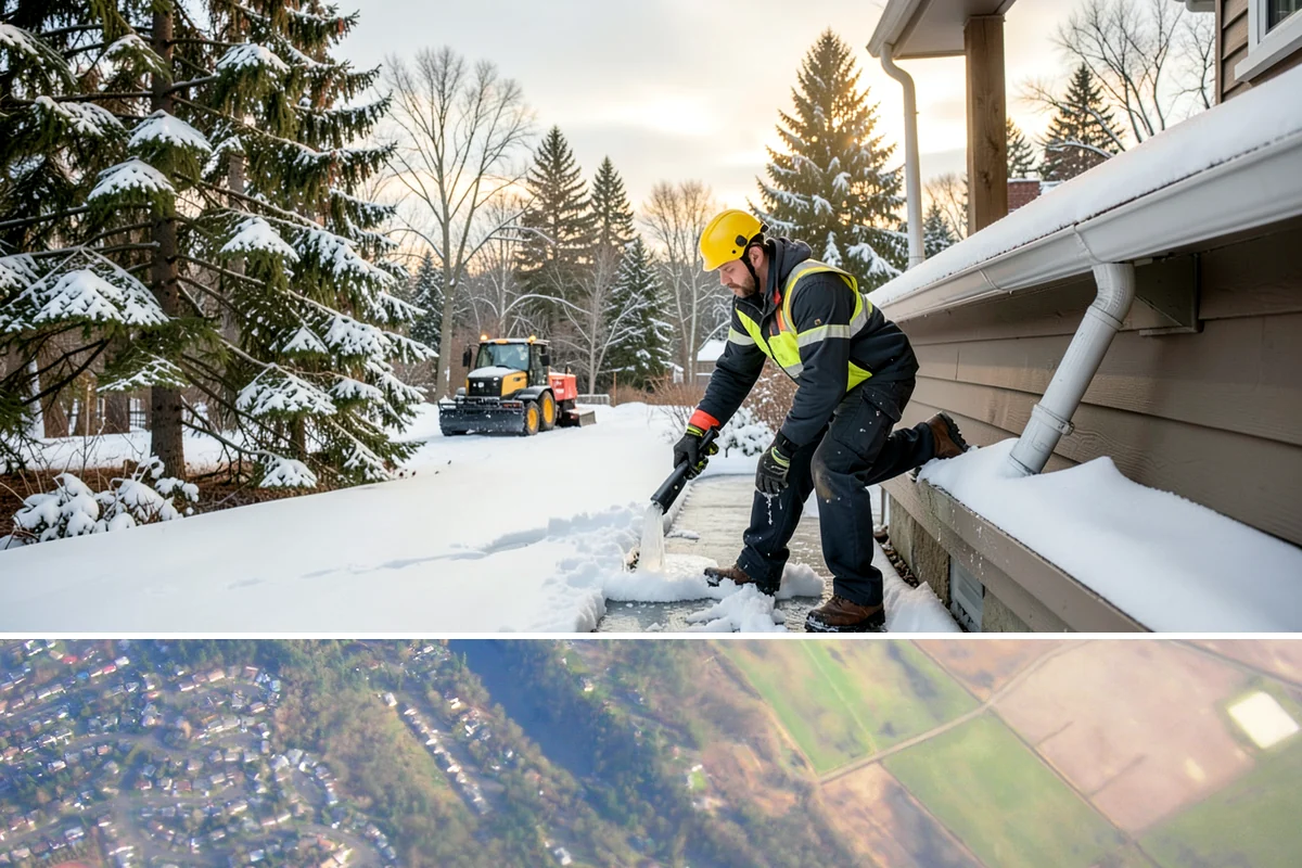 Trigger-Depth Snow Removal in Algona, King County, WA - Active all winter, mobilizing whenever accumulation reaches your set depth during any storm.