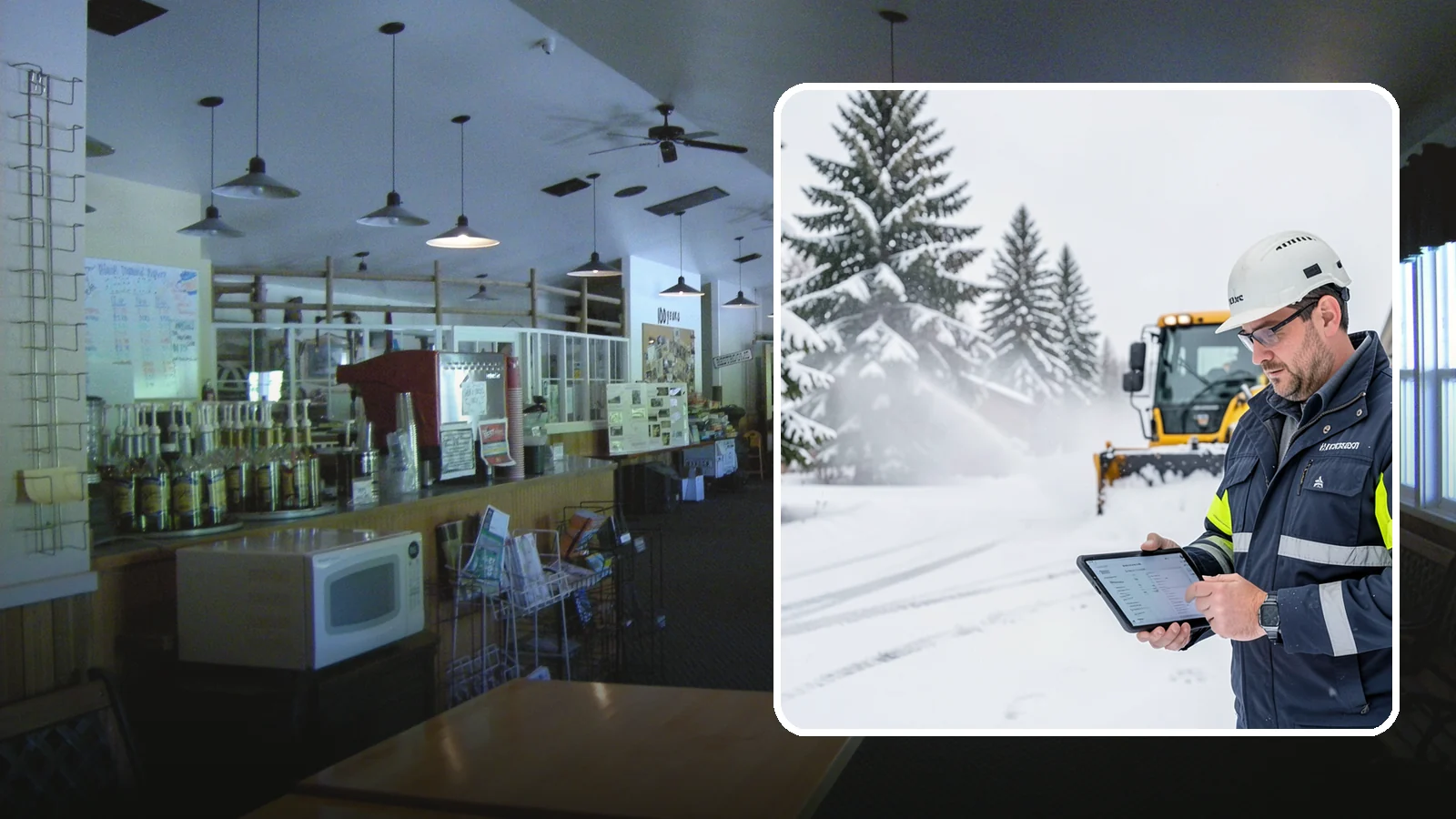 Trigger-Depth Snow Removal in Black Diamond, King County, WA - We dispatch automatically once snow reaches your chosen trigger depth so clearing starts at a consistent Western Washington...