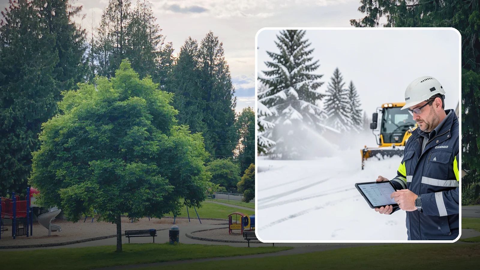 Trigger-Depth Snow Removal in Bonney Lake, Pierce County, WA - We dispatch automatically once snow reaches your chosen trigger depth so clearing starts at a consistent Western Washington...