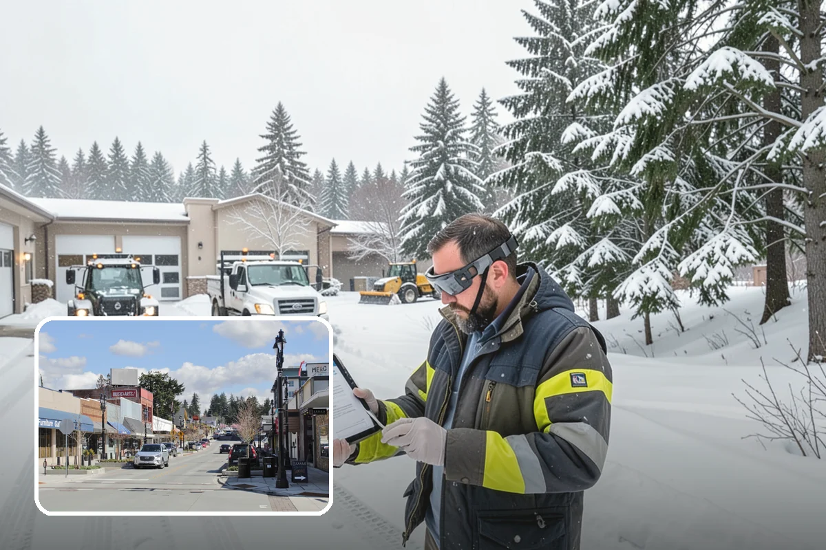 Trigger-Depth Snow Removal in Bothell, King County, WA - Starts service at a precise, agreed depth
