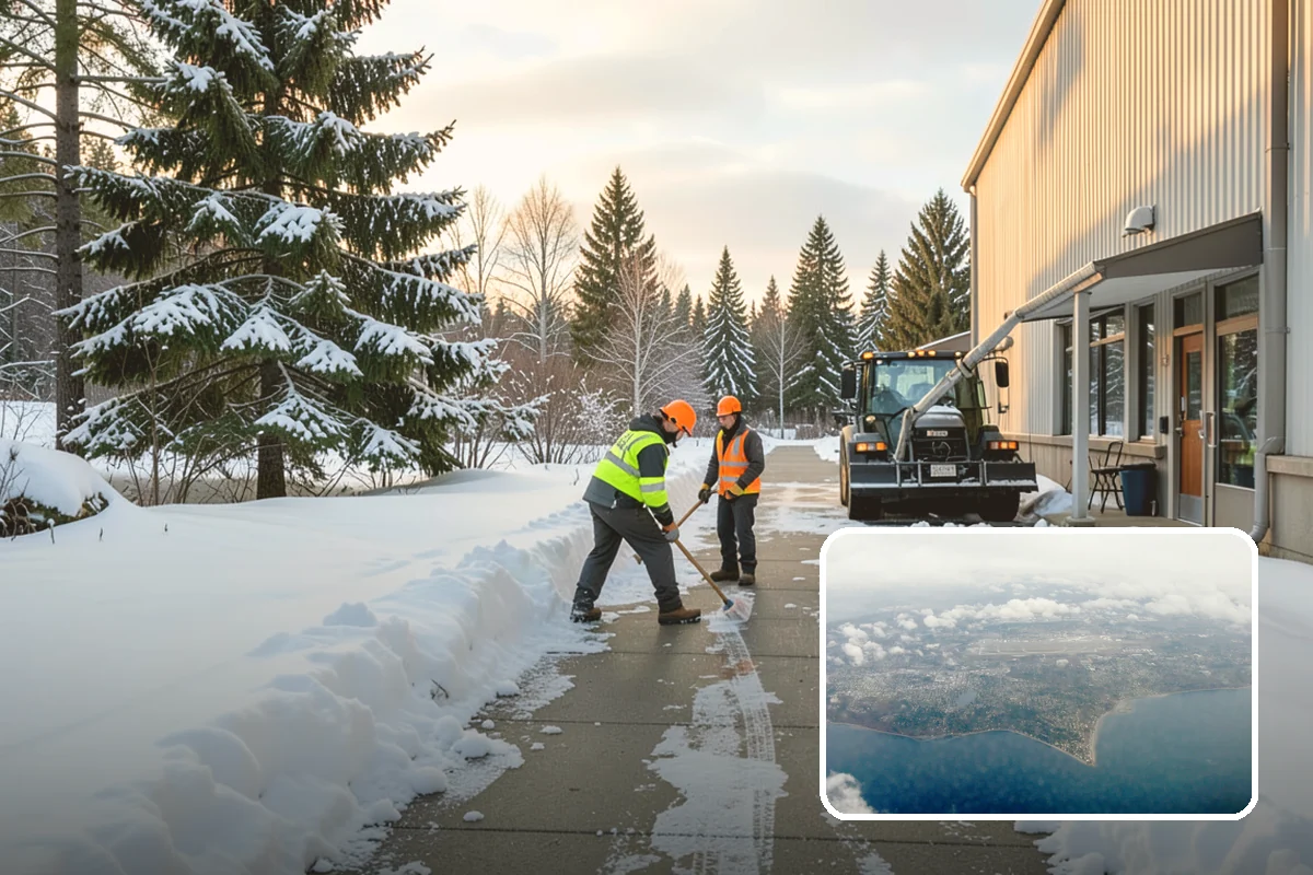 Trigger-Depth Snow Removal in Burien, King County, WA - Starts service at a precise, agreed depth