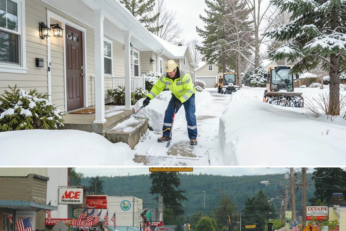 Trigger-Depth Snow Removal in Carnation, King County, WA - Active all winter, mobilizing whenever accumulation reaches your set depth during any storm.