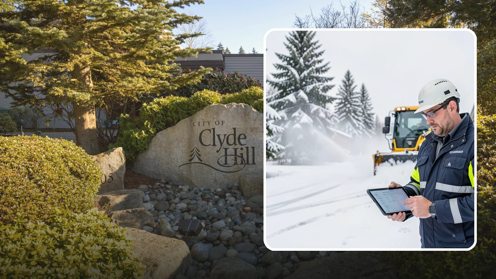 Trigger-Depth Snow Removal in Clyde Hill, King County, WA - We dispatch automatically once snow reaches your chosen trigger depth so clearing starts at a consistent Western Washington...