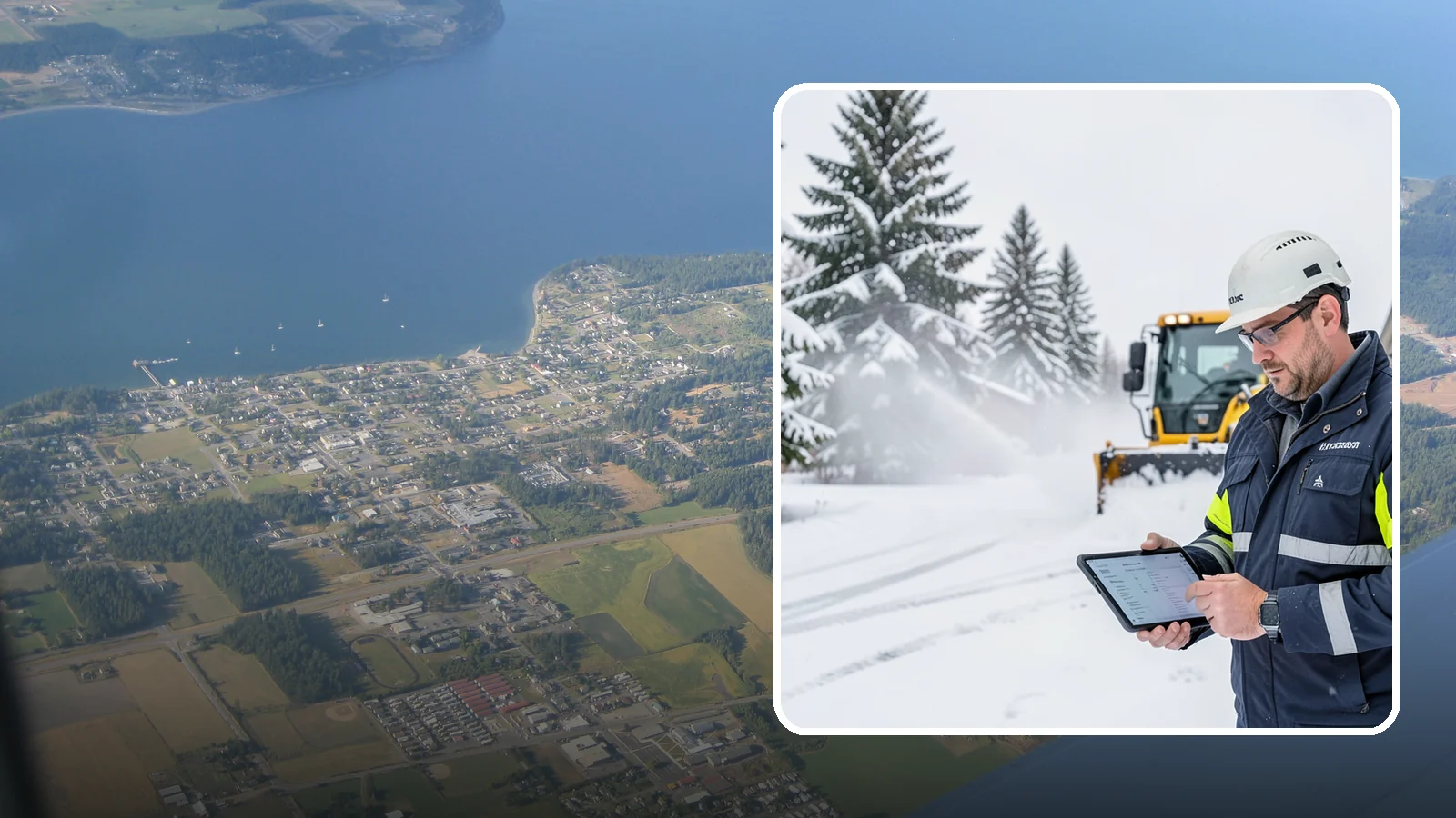 Trigger-Depth Snow Removal in Coupeville, Island County, WA - We dispatch automatically once snow reaches your chosen trigger depth so clearing starts at a consistent Western Washington...