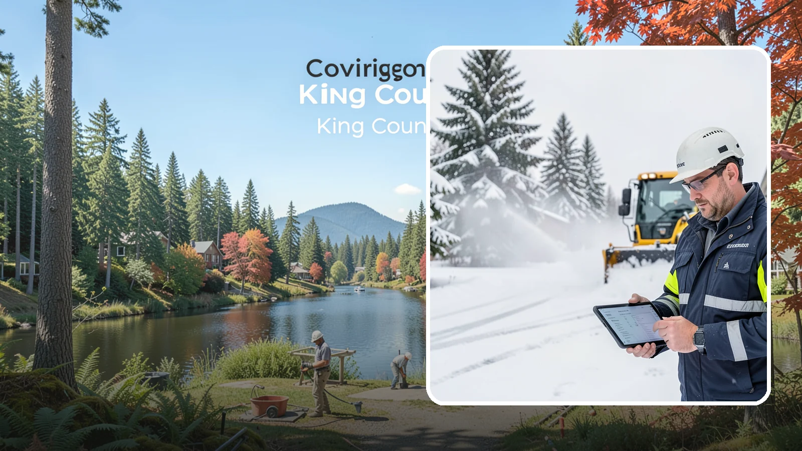 Trigger-Depth Snow Removal in Covington, King County, WA - We dispatch automatically once snow reaches your chosen trigger depth so clearing starts at a consistent Western Washington...