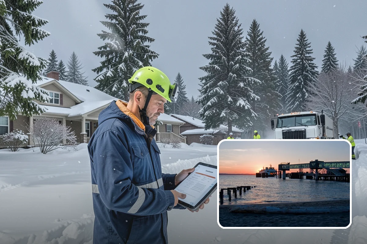 Trigger-Depth Snow Removal in Edmonds, Snohomish County, WA - Starts service at a precise, agreed depth