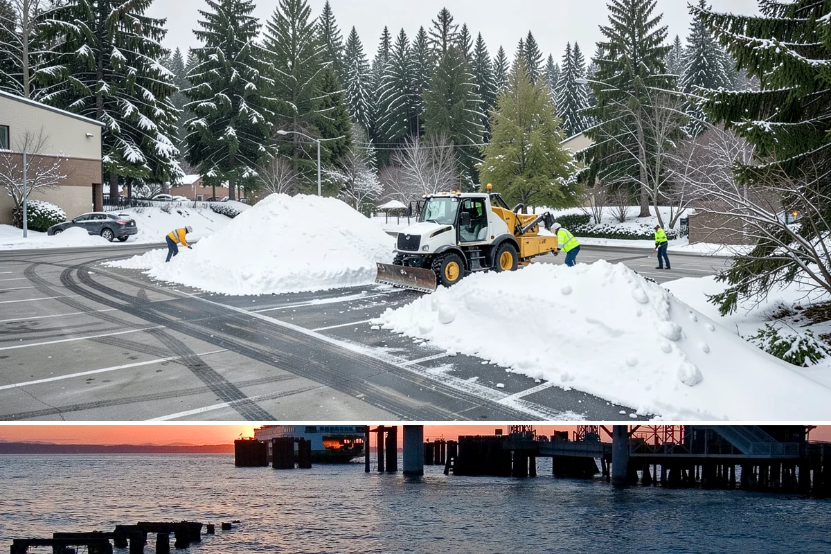 Trigger-Depth Snow Removal in Edmonds, Snohomish County, WA - Active all winter, mobilizing whenever accumulation reaches your set depth during any storm.