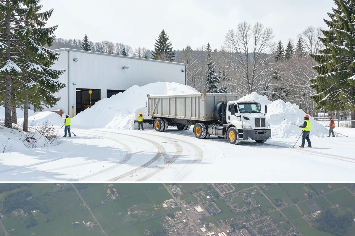 Trigger-Depth Snow Removal in Enumclaw, King County, WA - Active all winter, mobilizing whenever accumulation reaches your set depth during any storm.