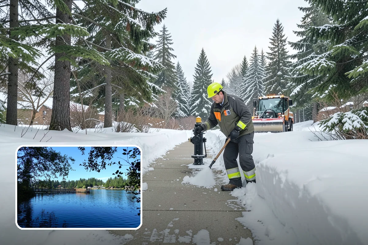 Trigger-Depth Snow Removal in Federal Way, King County, WA - Starts service at a precise, agreed depth