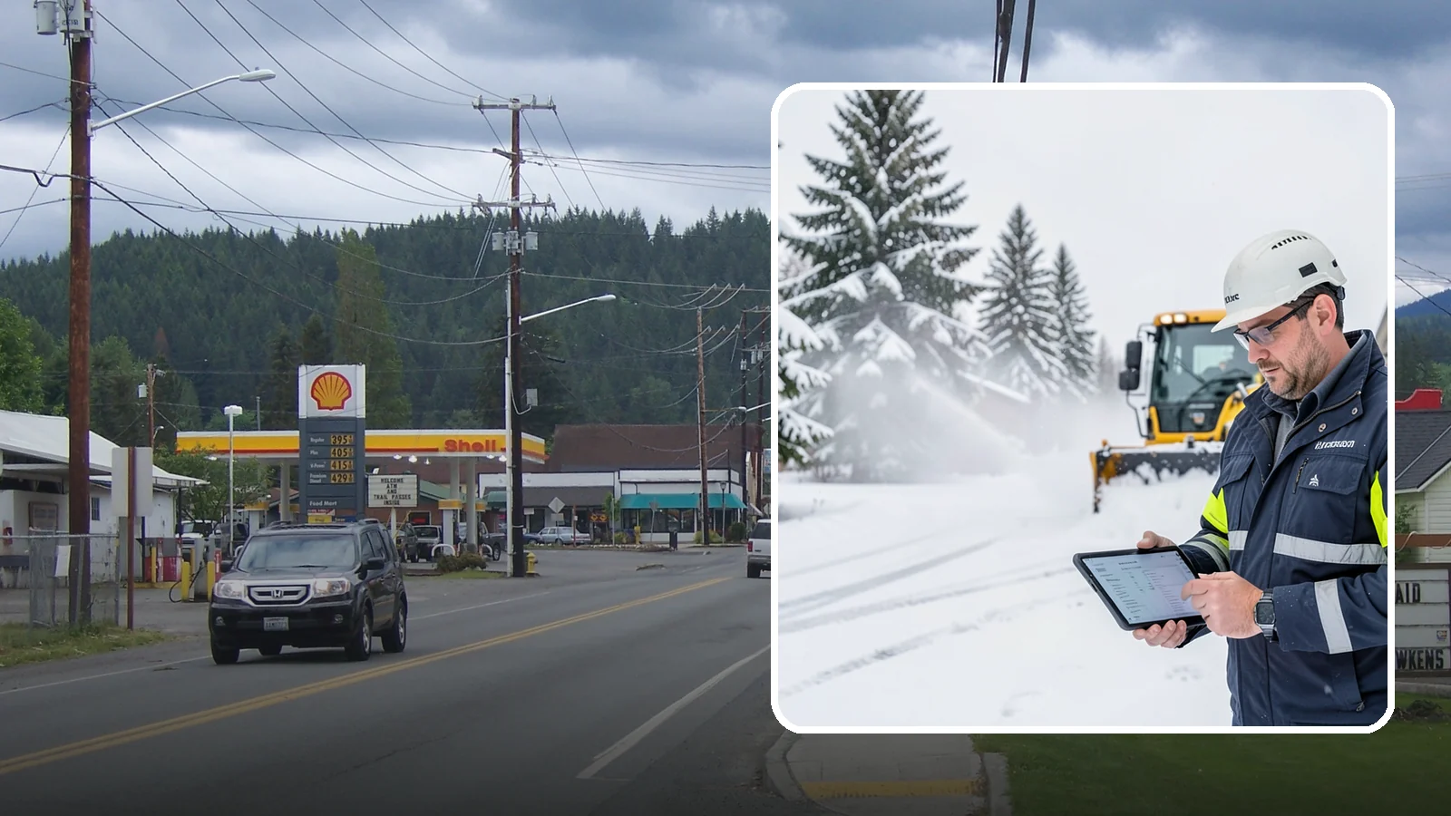 Trigger-Depth Snow Removal in Granite Falls, Snohomish County, WA - We dispatch automatically once snow reaches your chosen trigger depth so clearing starts at a consistent Western Washington...