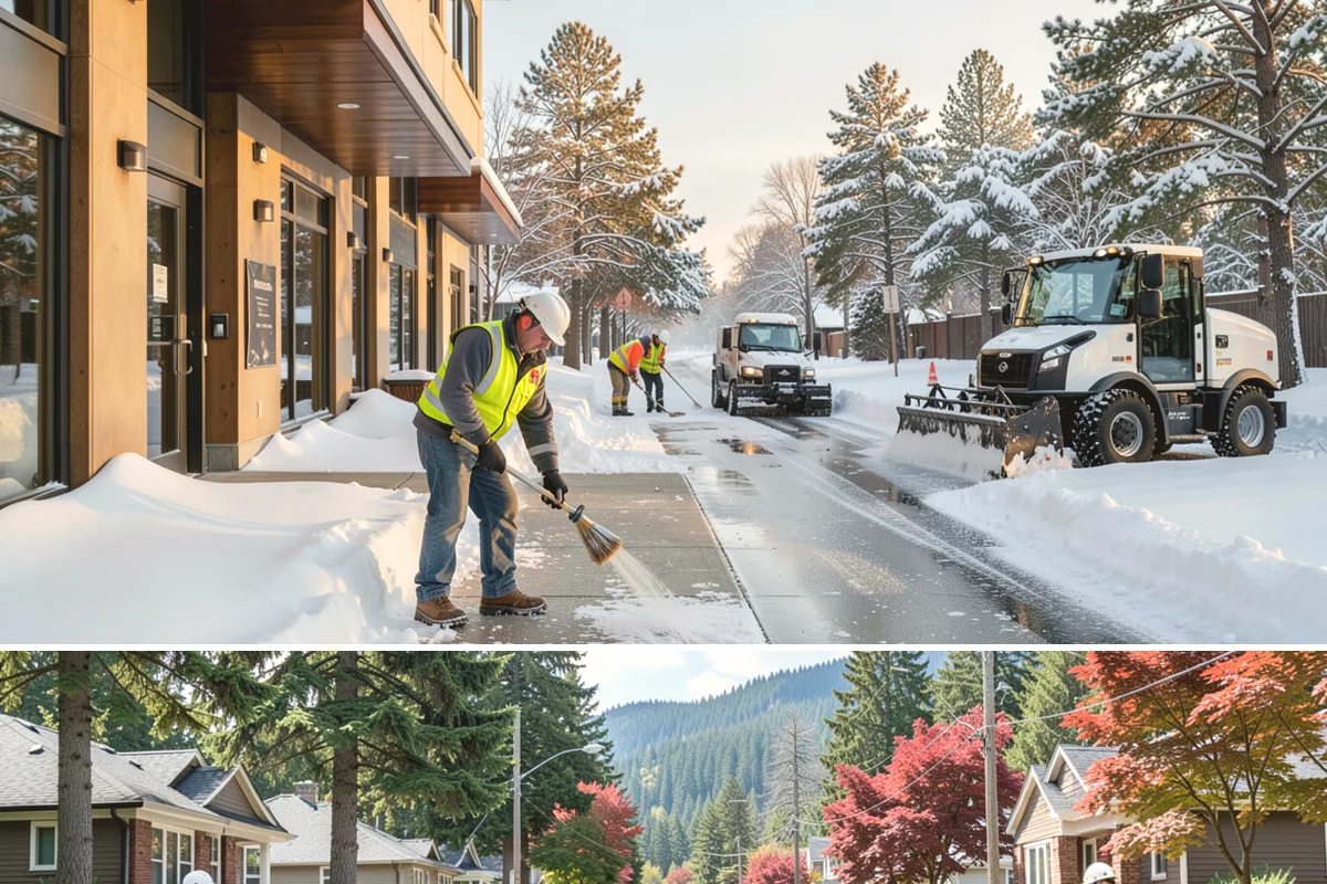 Trigger-Depth Snow Removal in Hunts Point, King County, WA - Active all winter, mobilizing whenever accumulation reaches your set depth during any storm.
