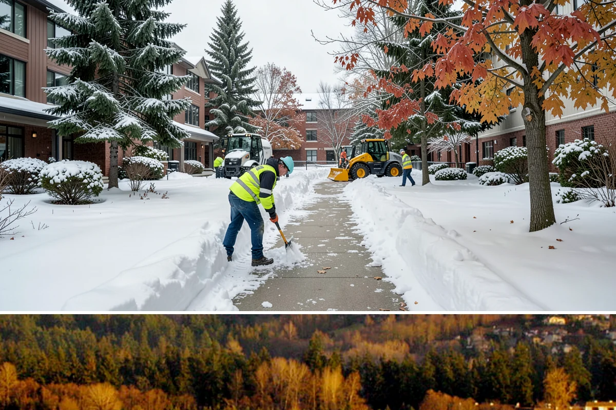 Trigger-Depth Snow Removal in Kenmore, King County, WA - Active all winter, mobilizing whenever accumulation reaches your set depth during any storm.