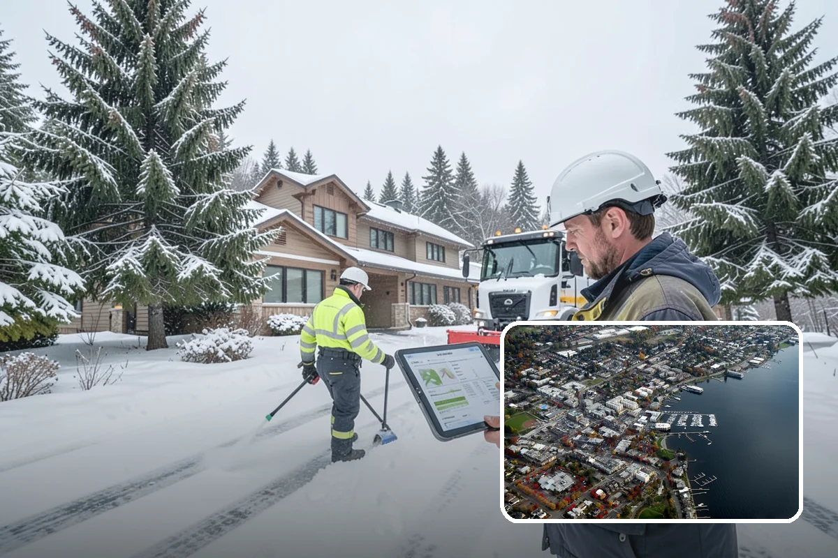 Trigger-Depth Snow Removal in Kirkland, King County, WA - Starts service at a precise, agreed depth
