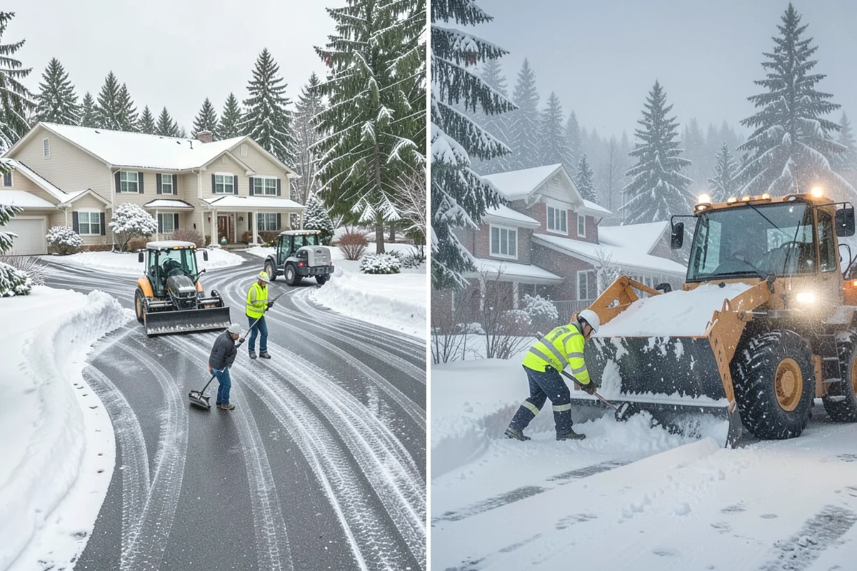 Trigger-Depth Snow Removal in La Conner, Skagit County, WA - Set trigger depths for each property zone