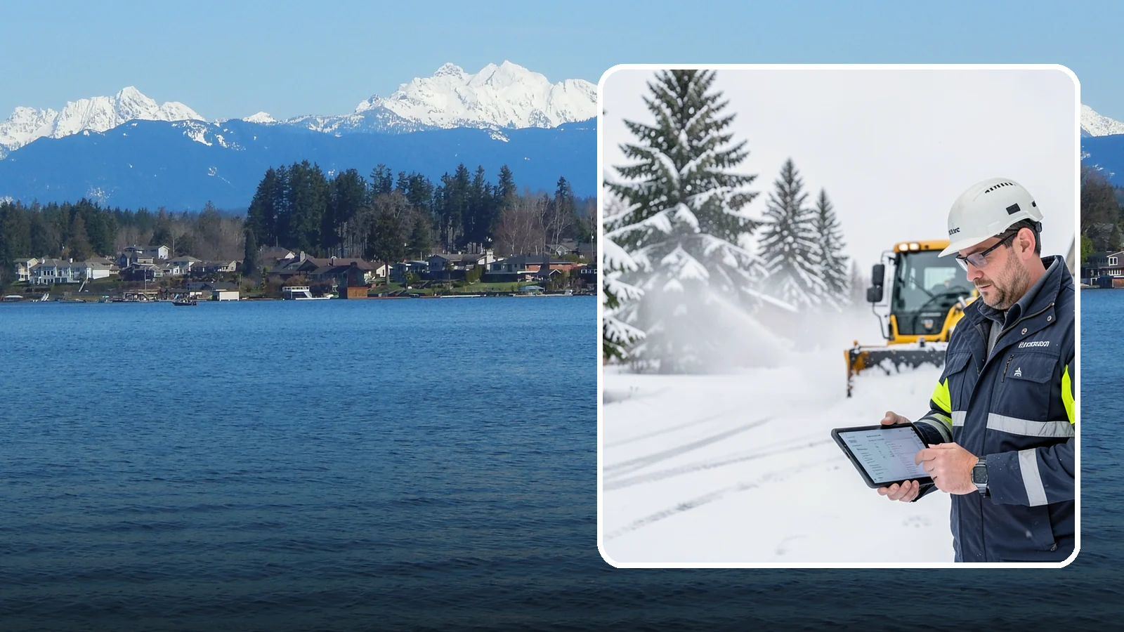 Trigger-Depth Snow Removal in Lake Stevens, Snohomish County, WA - We dispatch automatically once snow reaches your chosen trigger depth so clearing starts at a consistent Western Washington...