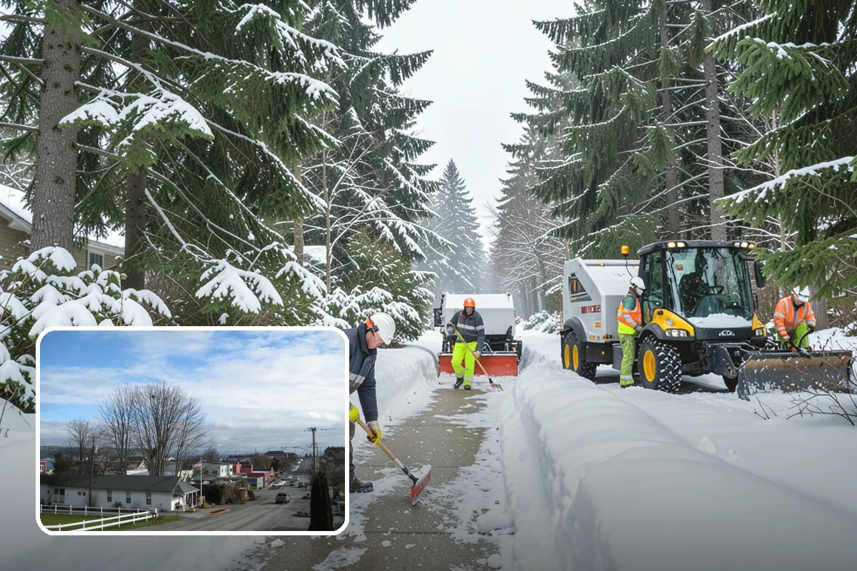 Trigger-Depth Snow Removal in Langley, Island County, WA - Starts service at a precise, agreed depth